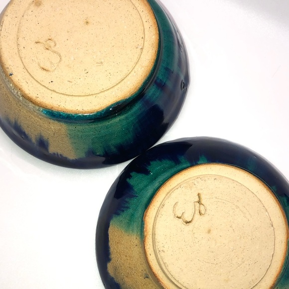 Coordinating set Studio Art Pottery Bowls Glazed, Trinket, Knick Knack Decor - Picture 11 of 13